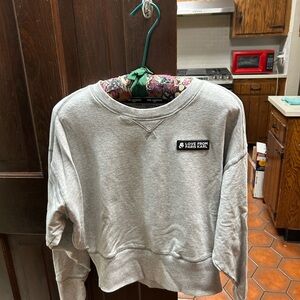 Karl Lagerfeld Light Gray Women's Crew Neck Sweater